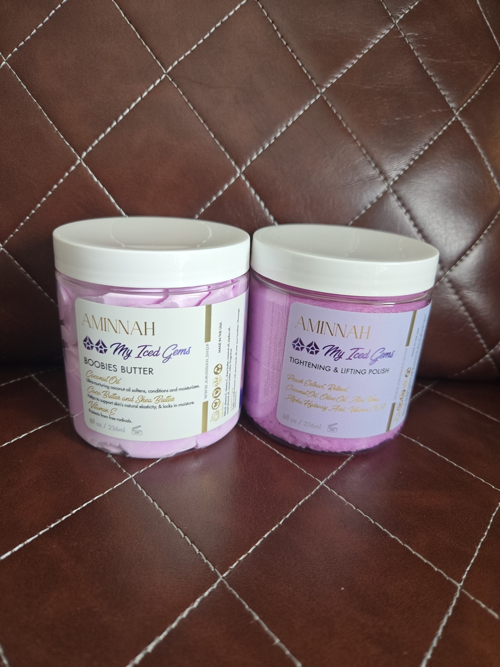My Iced Gems Boobies Butter & Tightening & Lifting Polish - Pink
